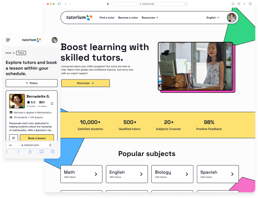 tutorium mockups